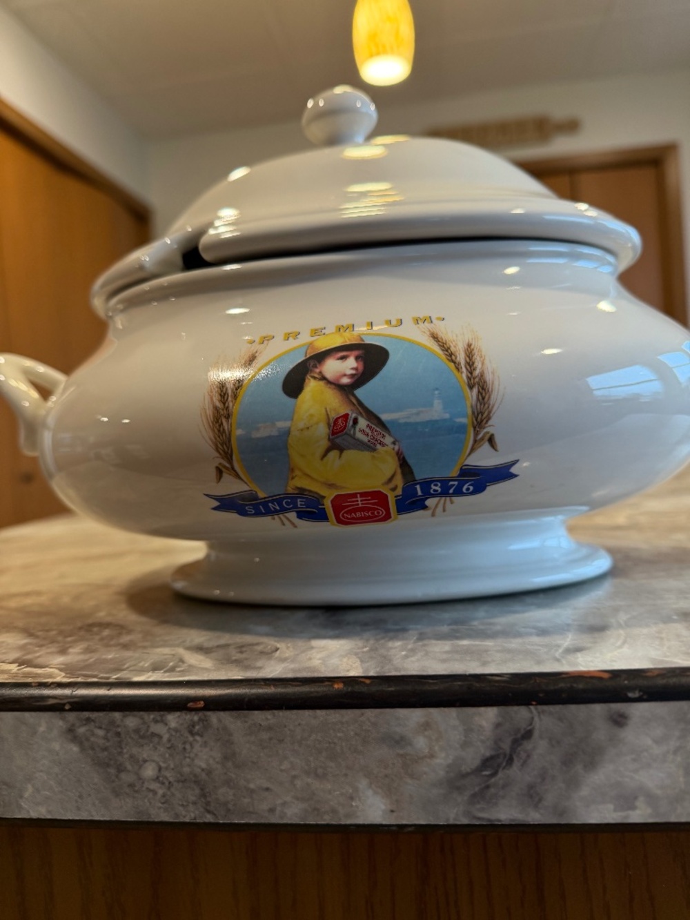 Vintage Nabisco 100th anniversary ceramic soup tureen